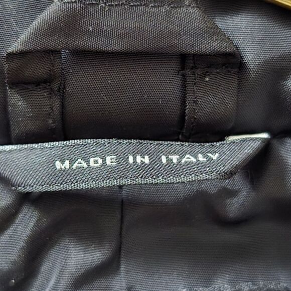 MAXMARA Weekend coat over womans Size Medium Hooded Black - Picture 8 of 11